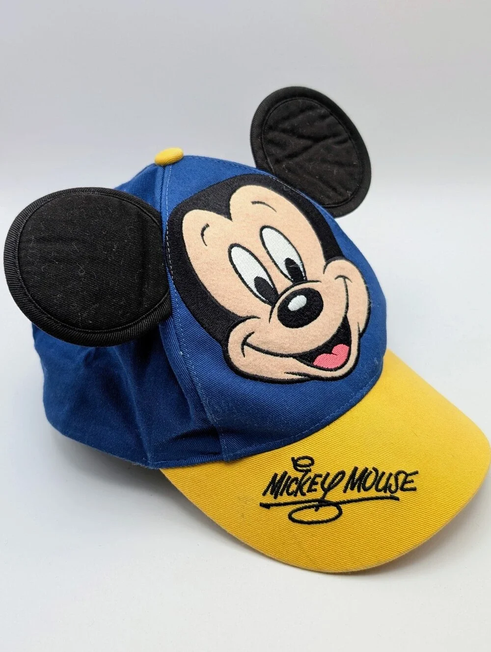Youth Mickey & Minnie Mouse Polka Dot Ears Snapback Hats Disney Parks Pair Of 2